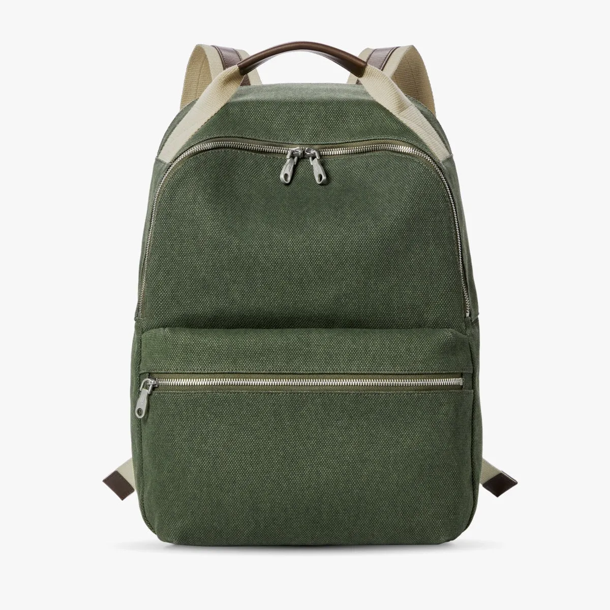 Canvas Runwell Backpack - Olive sold by Cave and Post