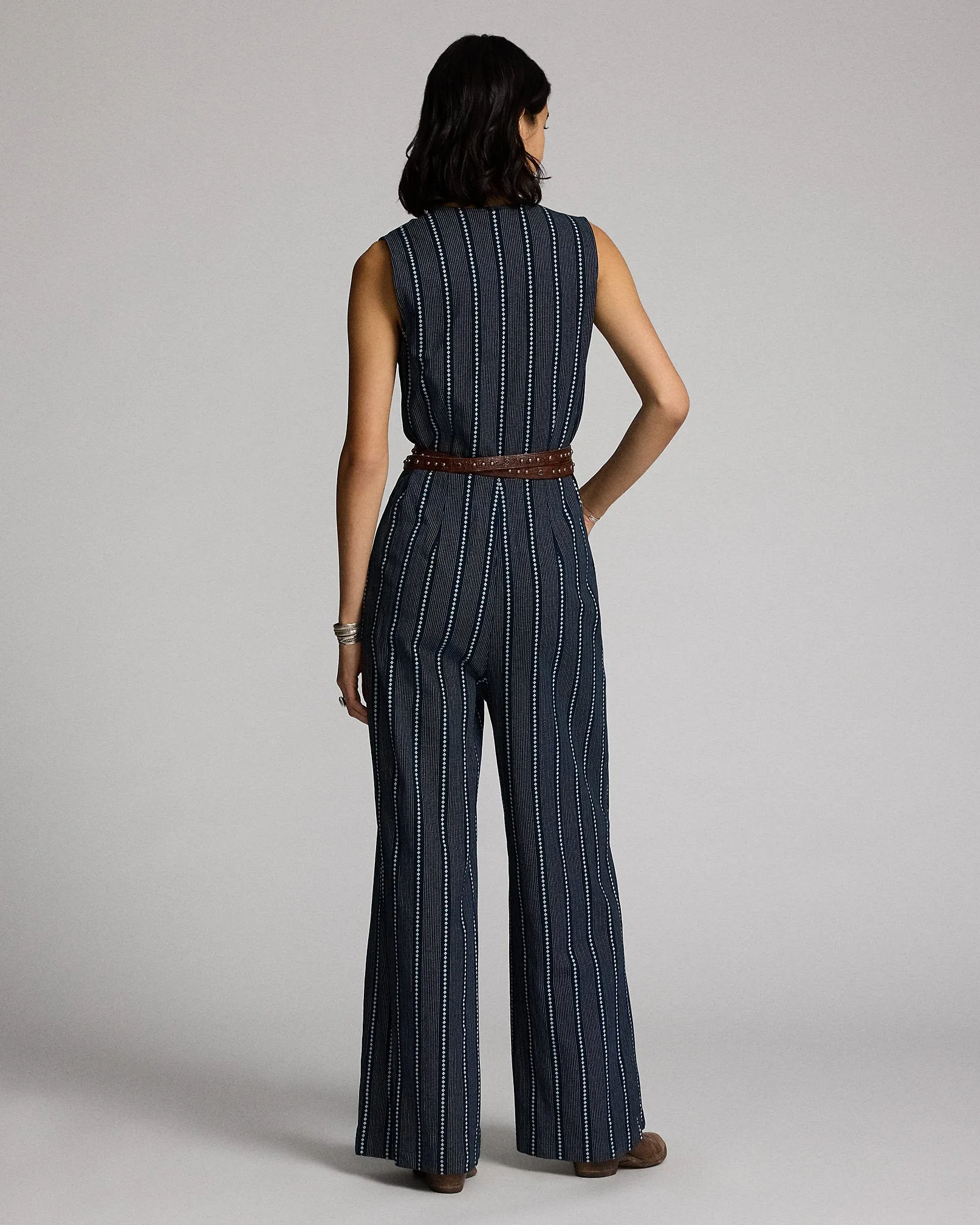 RRL Indigo Print Jersey Jumpsuit sold by Cave and Post product image thumbnail 4
