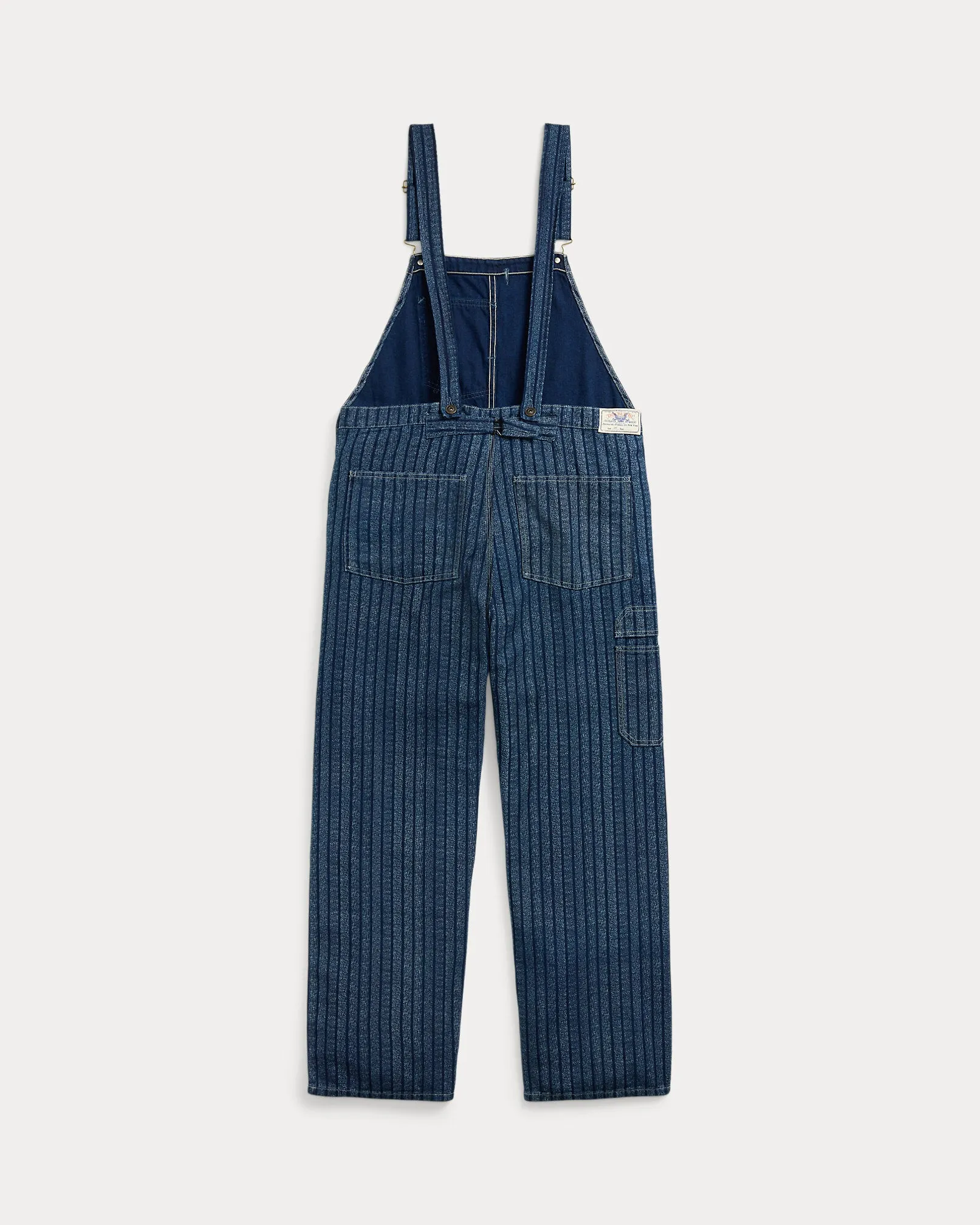 RRL Indigo Striped Twill Overall sold by Cave and Post product image thumbnail 2