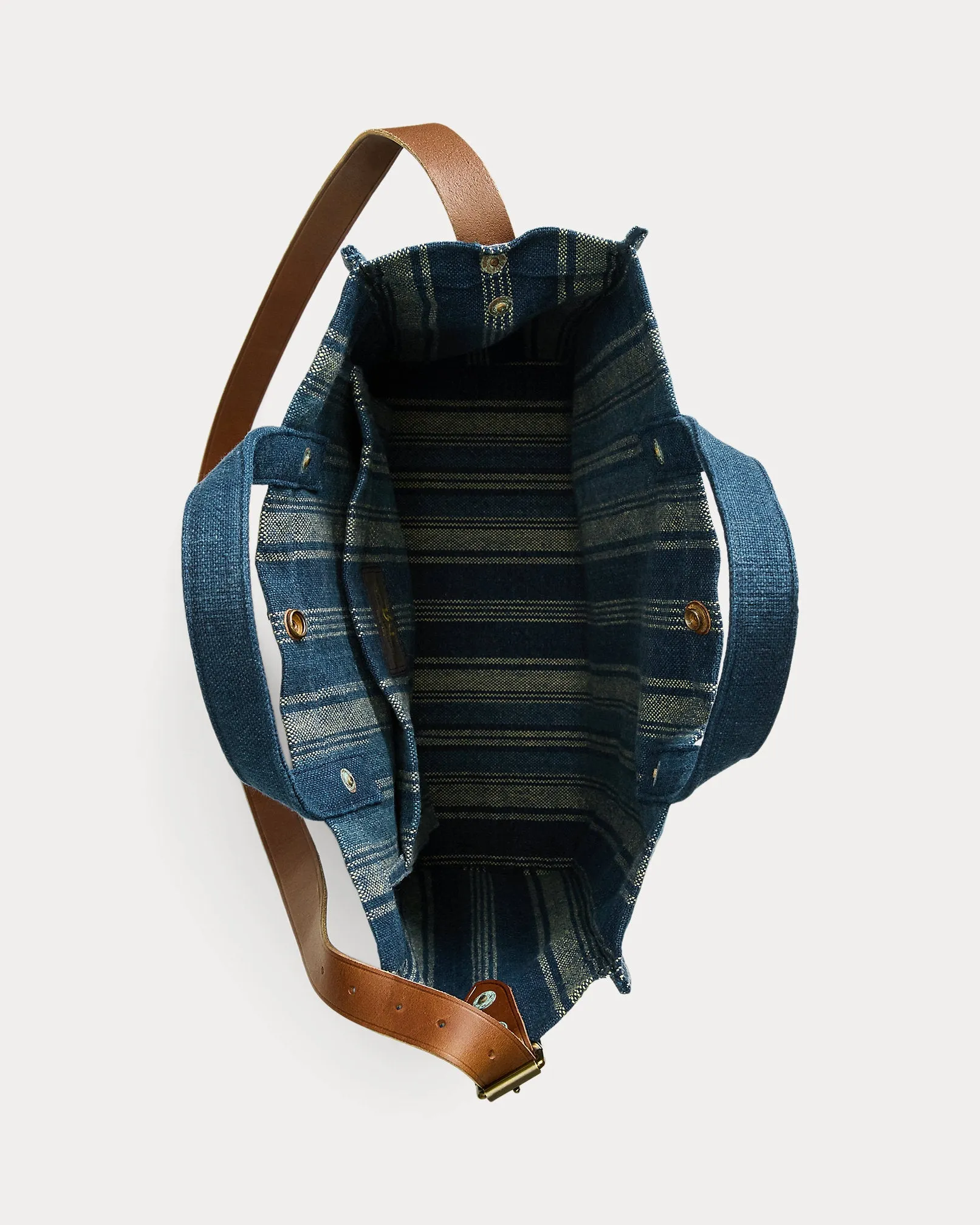 RRL Handwoven Indigo Carpenter Tote sold by Cave and Post product image thumbnail 4