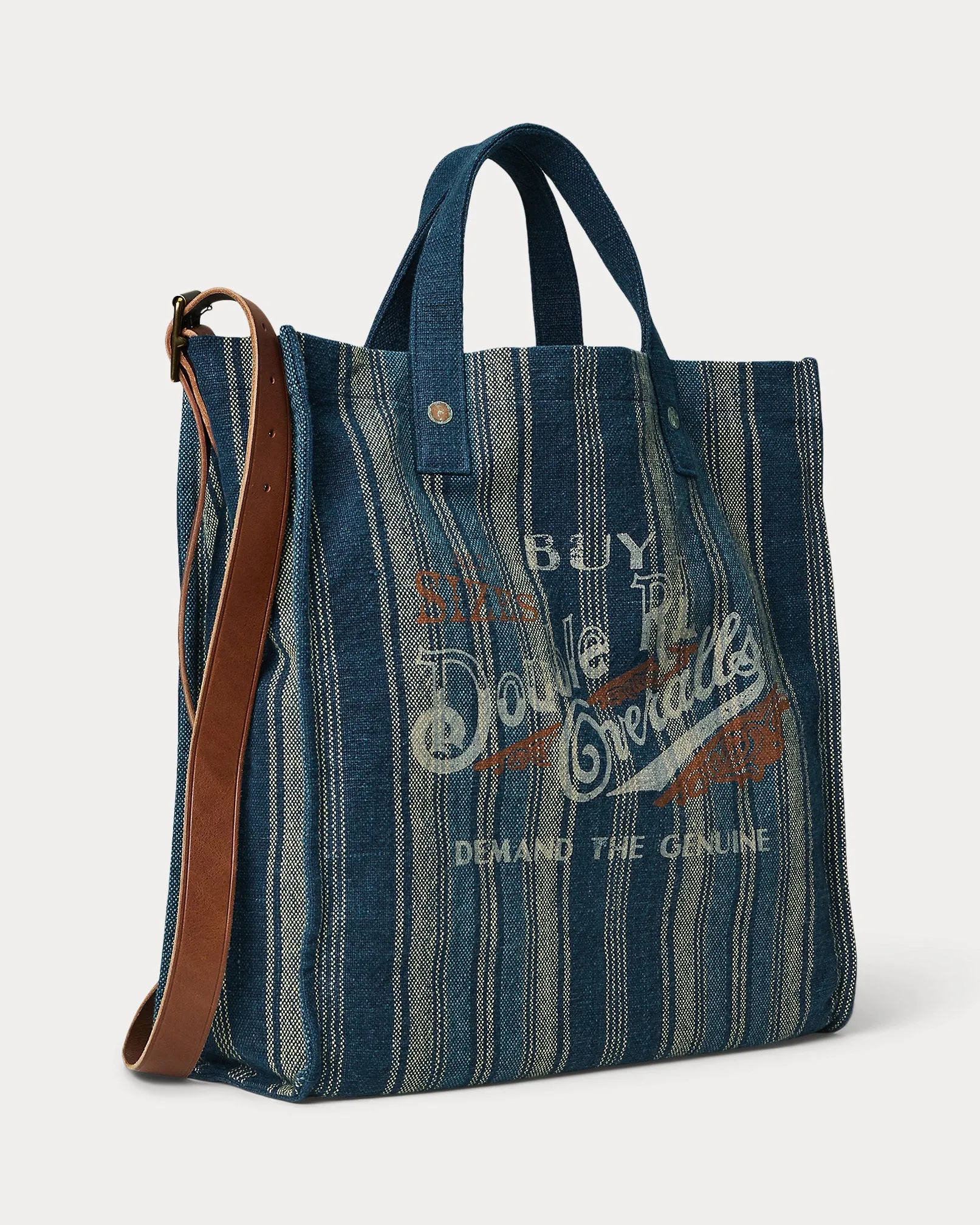 RRL Handwoven Indigo Carpenter Tote sold by Cave and Post product image thumbnail 2