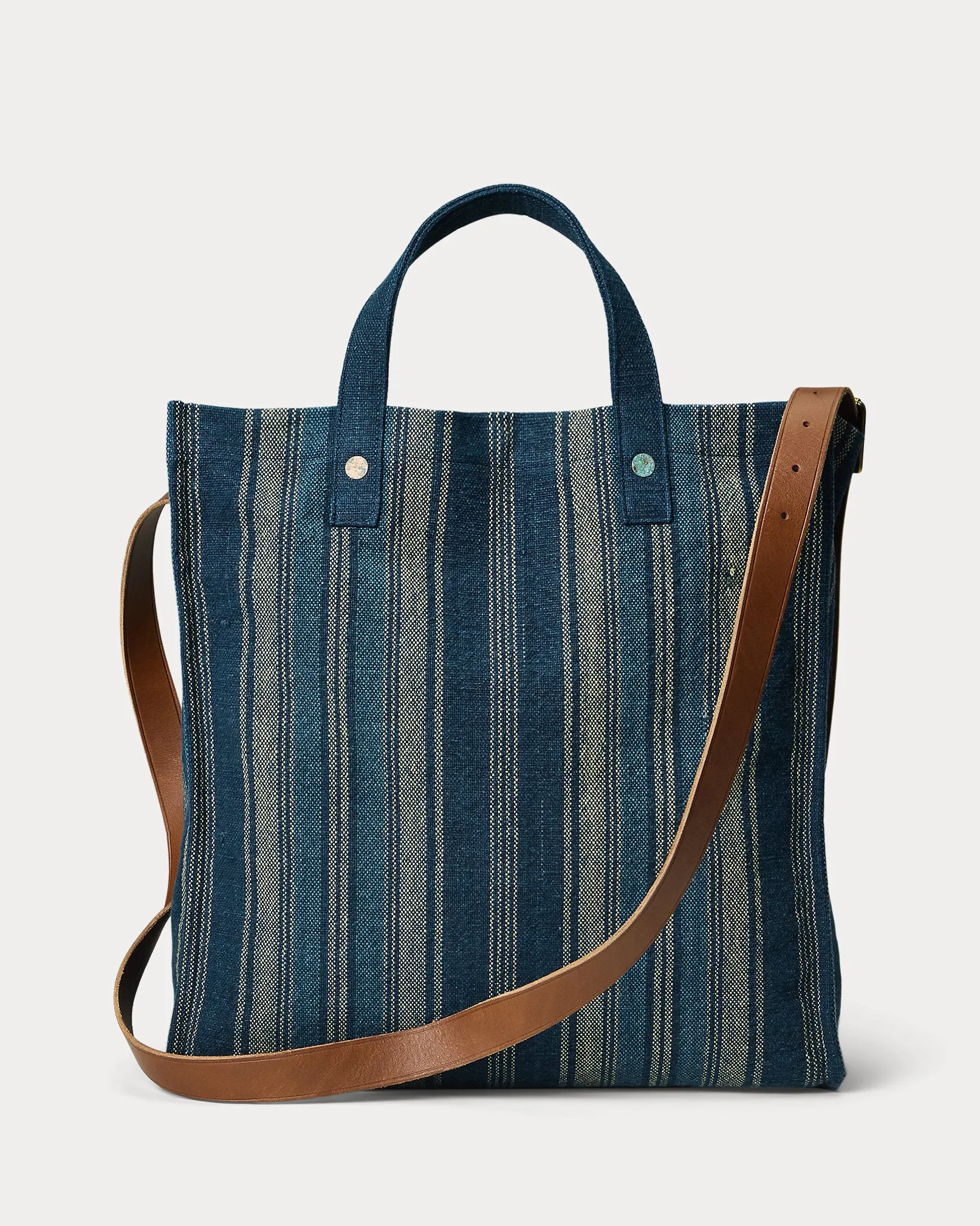 RRL Handwoven Indigo Carpenter Tote sold by Cave and Post product image thumbnail 3