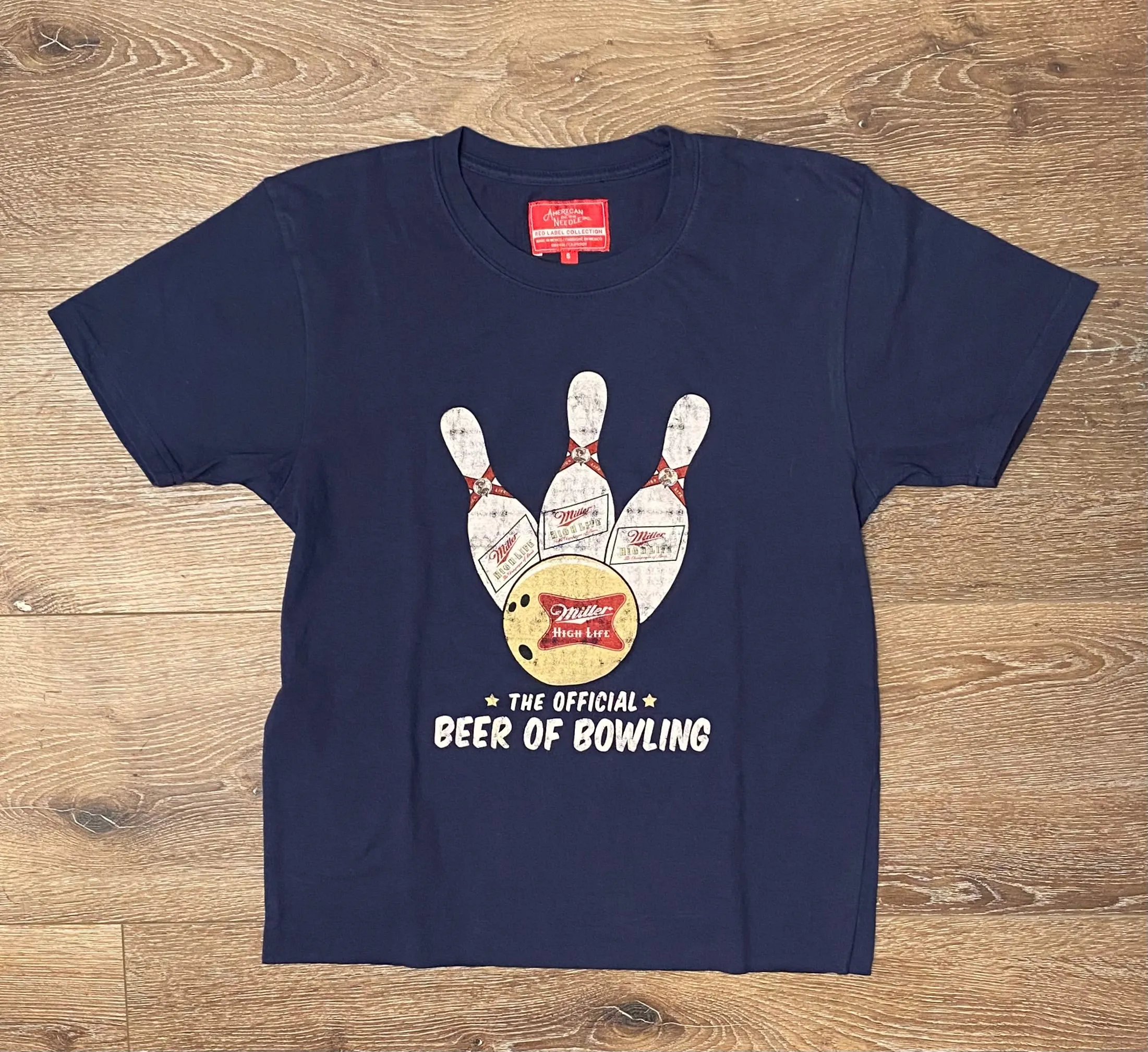 Red Label Tee MILLER HIGH LIFE-Women's Cropped sold by Cave and Post