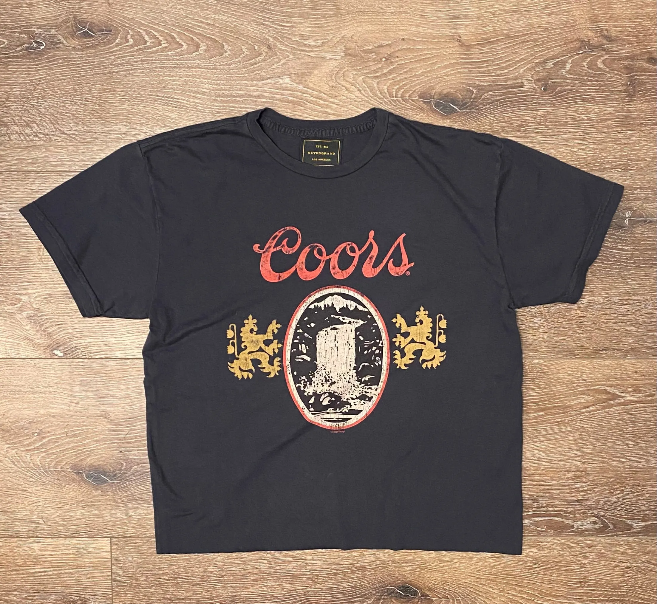Coors Black Label Tee-Women's Cropped sold by Cave and Post