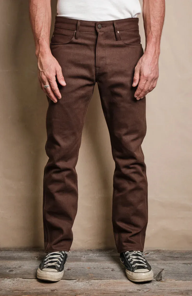 RIOS 15 OUNCE DARK BROWN DENIM sold by Cave and Post product image thumbnail 5