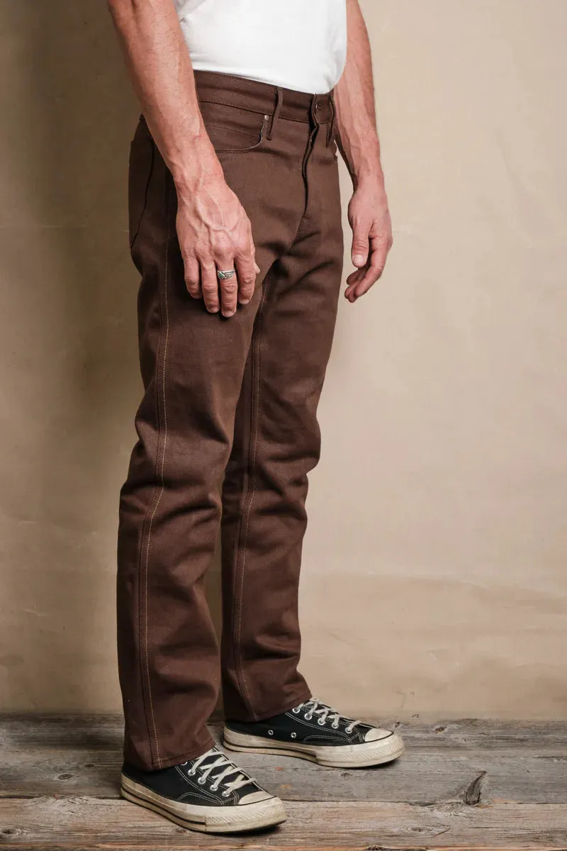 RIOS 15 OUNCE DARK BROWN DENIM sold by Cave and Post product image thumbnail 3