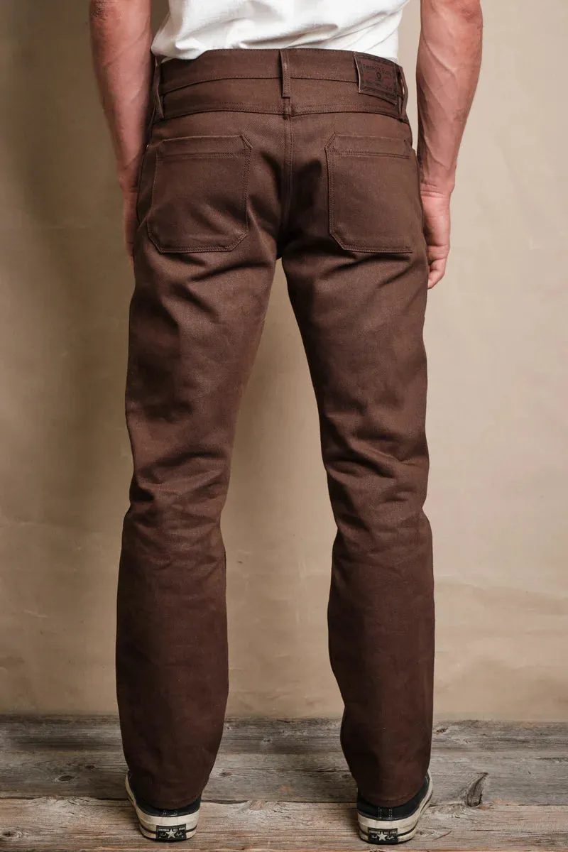 RIOS 15 OUNCE DARK BROWN DENIM sold by Cave and Post product image thumbnail 2