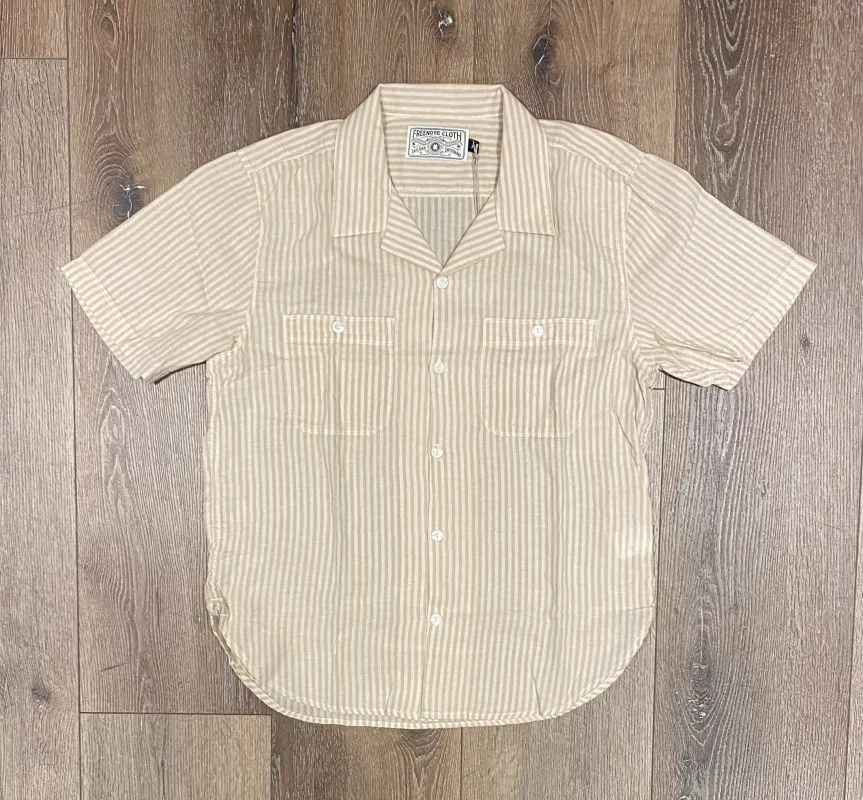 DAYTON - TAN STRIPE sold by Cave and Post