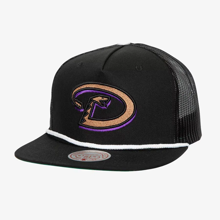 Black Arizona Diamondbacks Cooperstown Collection Roper Trucker Adjustable Hat sold by Cave and Post