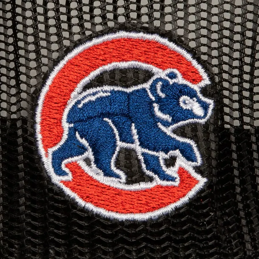 Mitchell & Ness Black Chicago Cubs Script Trucker Adjustable Hat sold by Cave and Post product image thumbnail 3