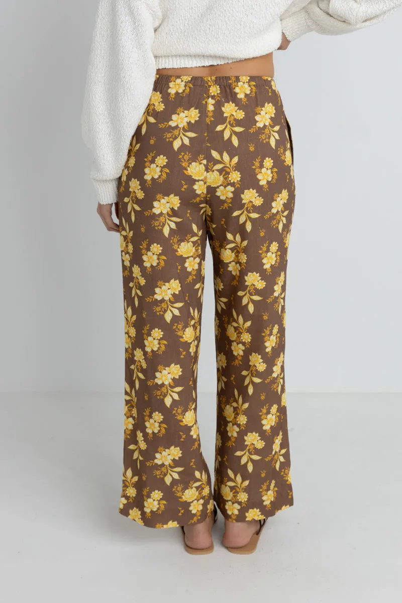 Anika Drawstring Pant in Cholcoate sold by Cave and Post product image thumbnail 3
