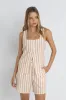Tide Stripe Longline Short in Natural sold by Cave and Post