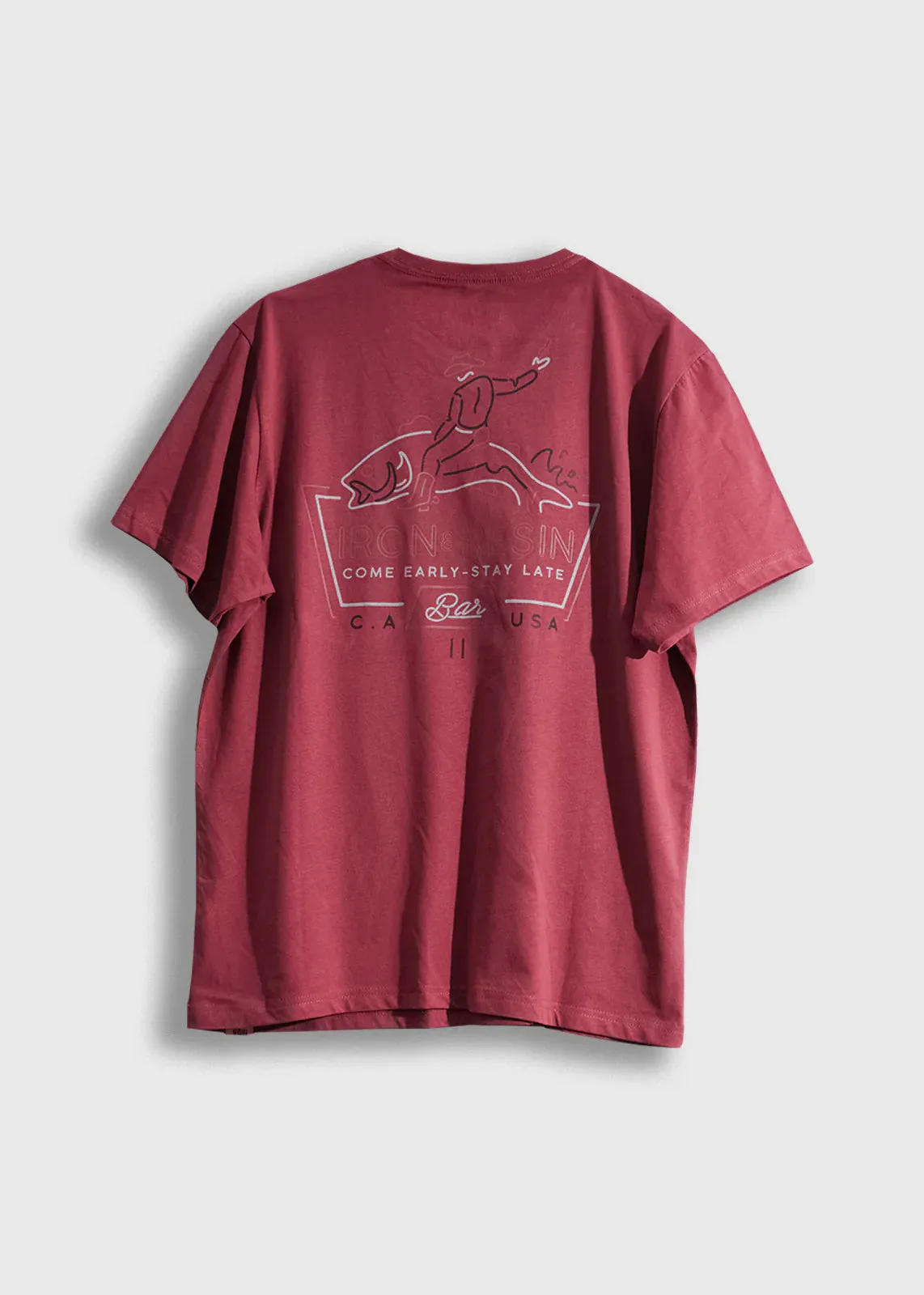 Rodeo Pocket Tee - Marsala sold by Cave and Post