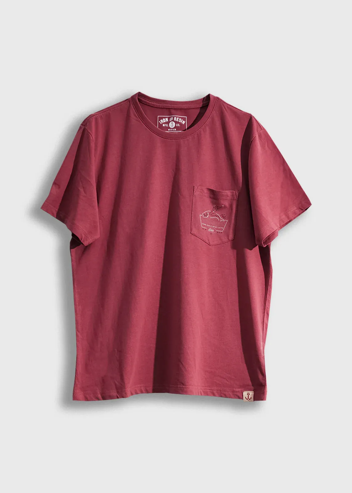 Rodeo Pocket Tee - Marsala sold by Cave and Post product image thumbnail 2