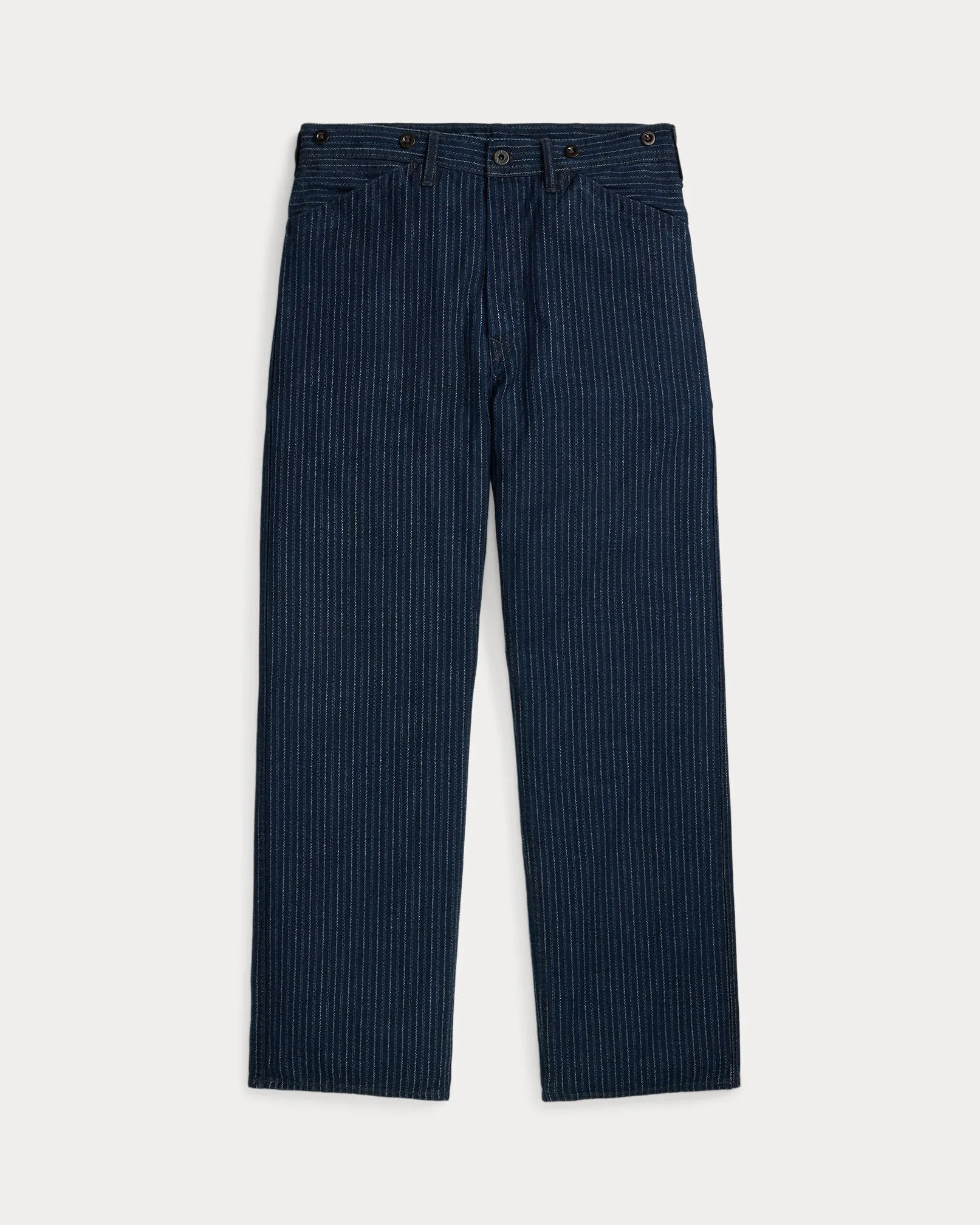 RRL Vintage 5-Pocket Indigo Twill Pant sold by Cave and Post