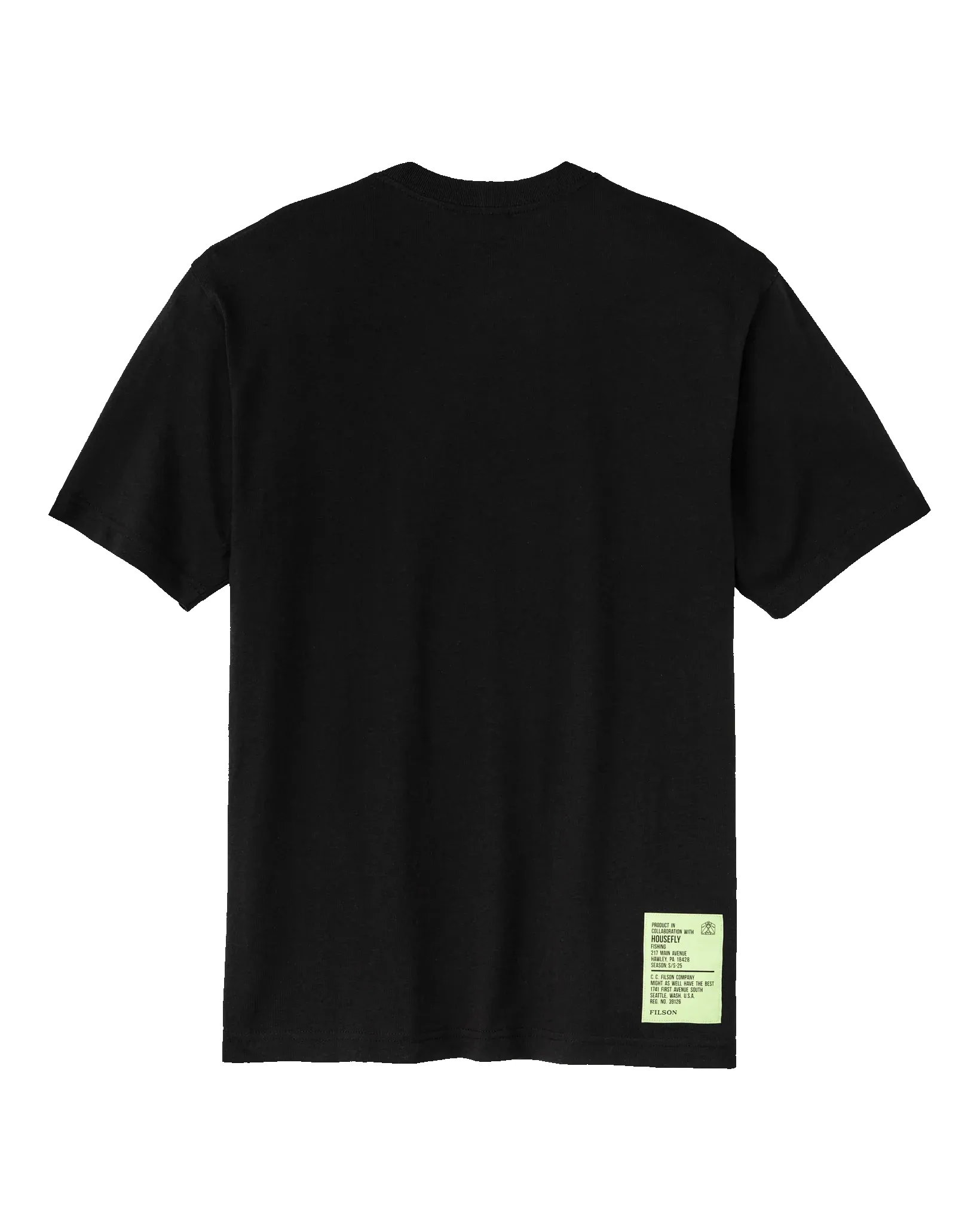 FILSON X HOUSEFLY FRONTIER GRAPHIC T-SHIRT - BLACK/WHITE sold by Cave and Post product image thumbnail 4