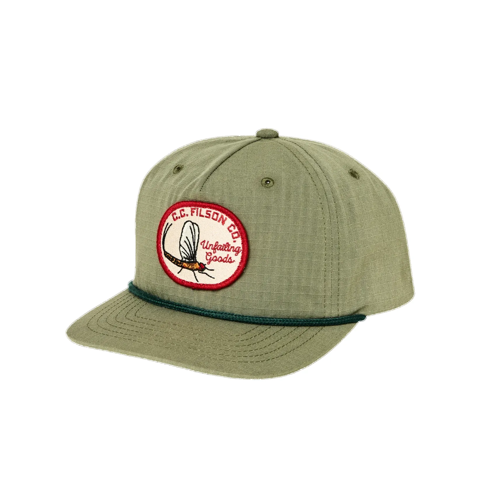 FILSON TRUCKER CAP - GREEN/MAYFLY sold by Cave and Post