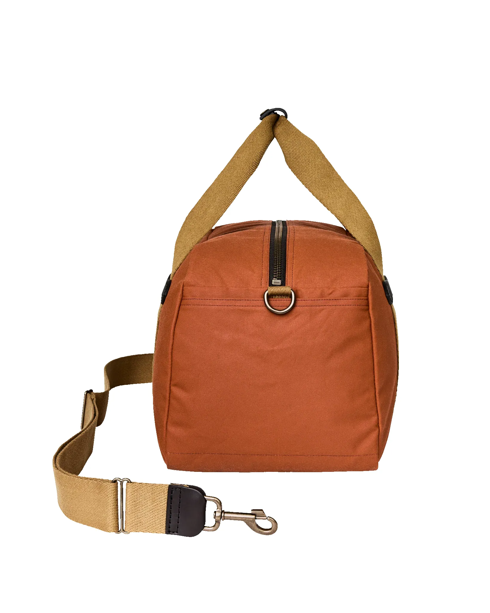 SMALL TIN CLOTH DUFFLE BAG - RUST sold by Cave and Post product image thumbnail 3