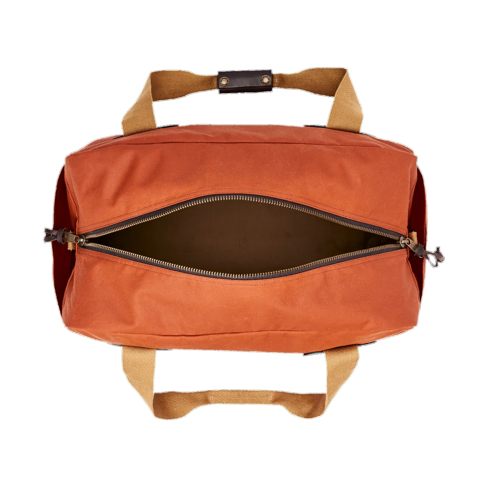 MEDIUM TIN CLOTH DUFFLE BAG - RUST sold by Cave and Post product image thumbnail 4
