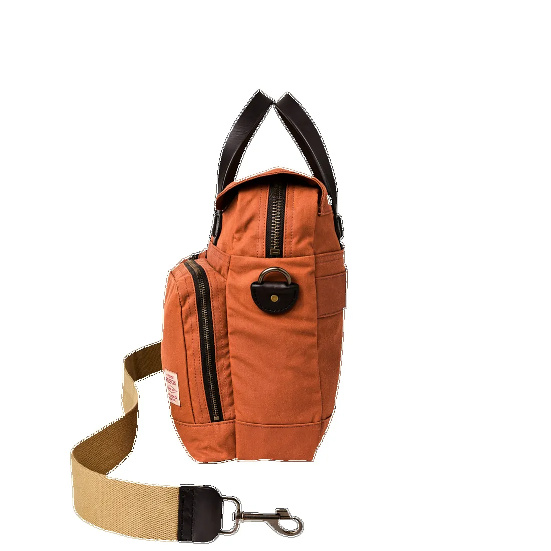 24 Hour Tin Cloth Briefcase -Rust sold by Cave and Post product image thumbnail 3