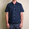 CAYUCOS NAVY HERRINGBONE sold by Cave and Post