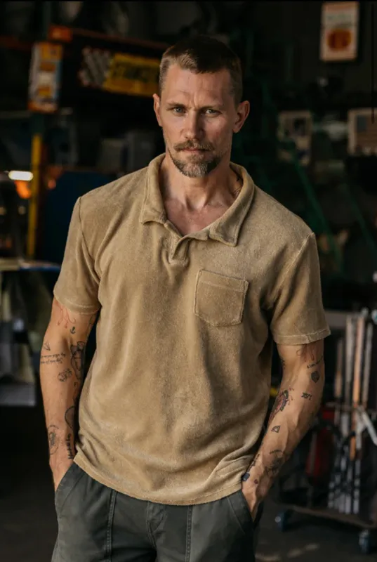The Polo Organic Cotton Club Knit - Beige sold by Cave and Post