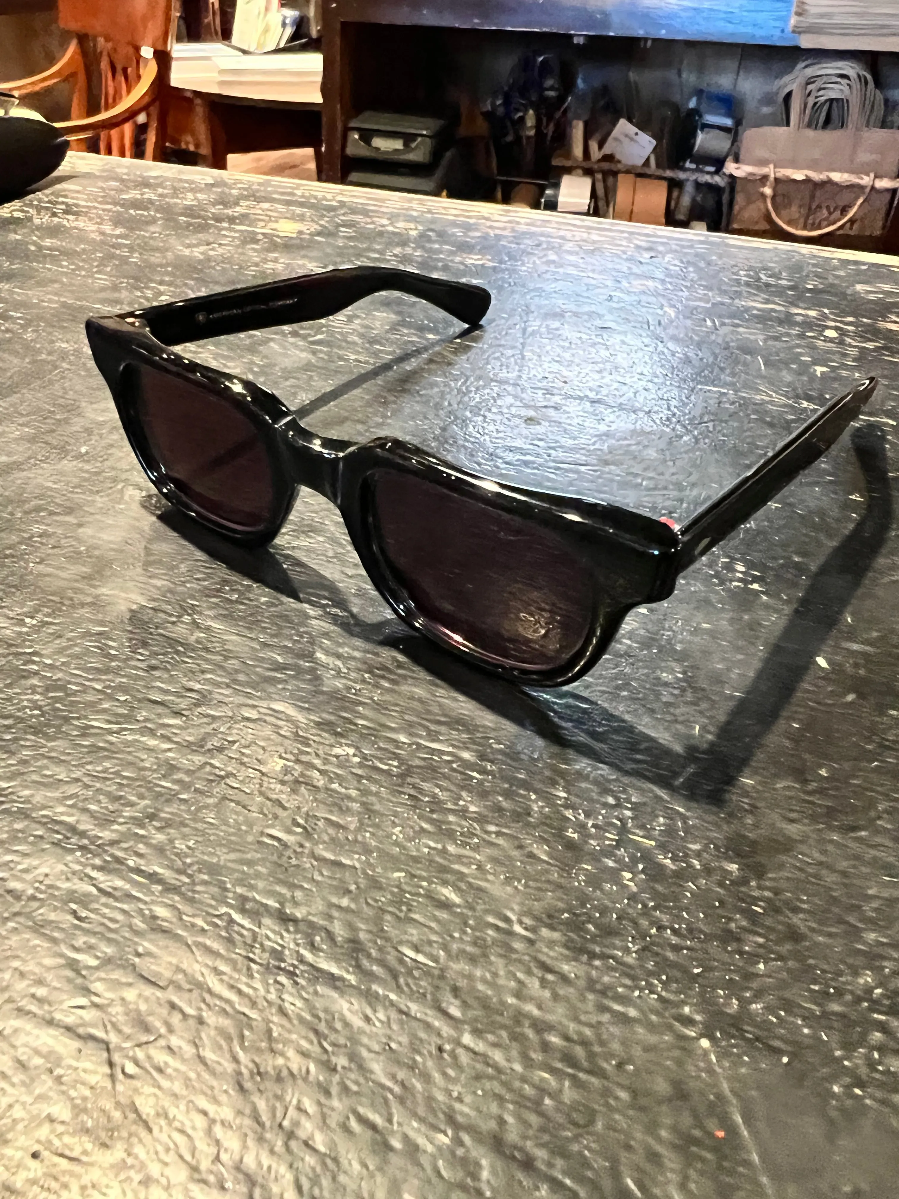 1960s AMERICAN OPTICAL TOP SECRET BLACK size 44/23 sold by Cave and Post product image thumbnail 2