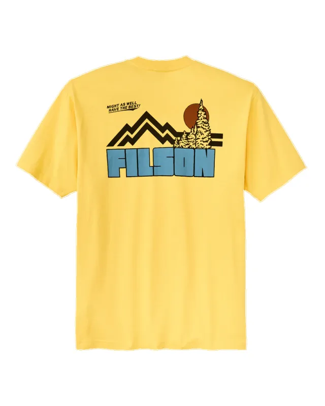FILSON Frontier Graphic T-shirt - Aspen Gold / Sun sold by Cave and Post