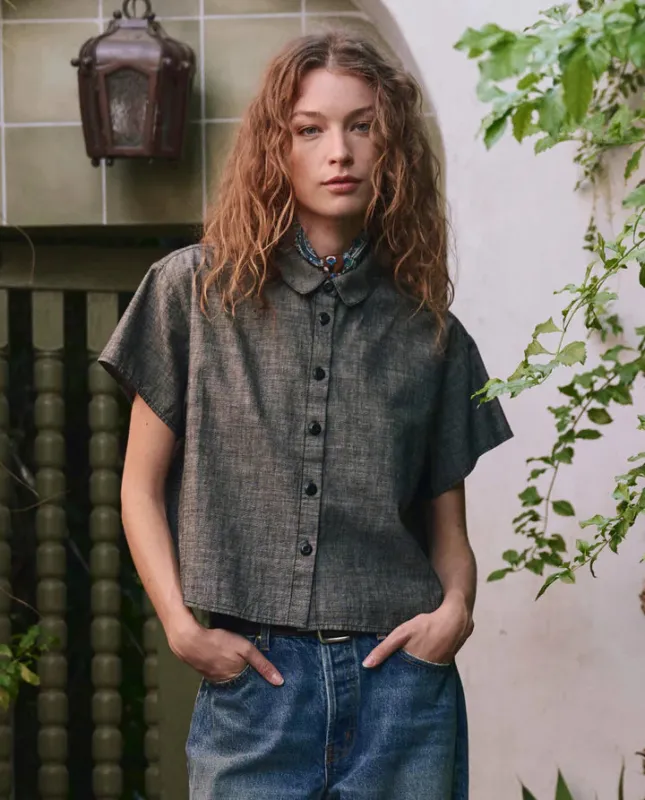 The Valor Top. - Smoke Wash sold by Cave and Post