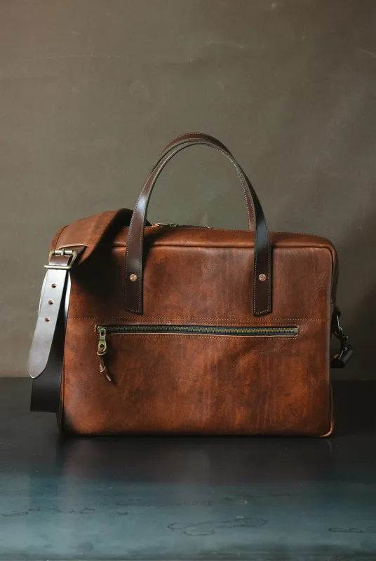 Briefcase - Cognac Nemesis sold by Cave and Post
