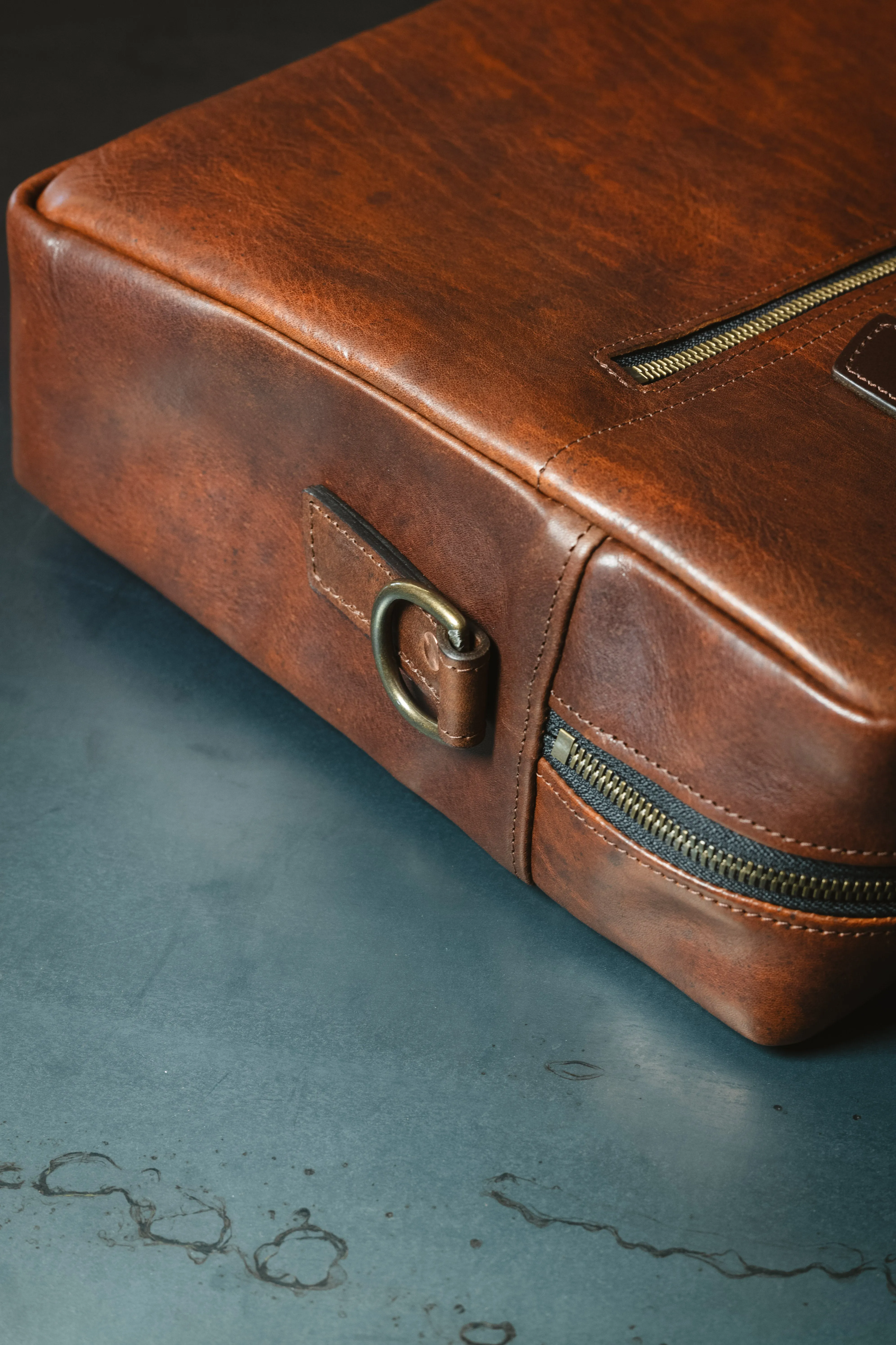 Briefcase - Cognac Nemesis sold by Cave and Post product image thumbnail 5