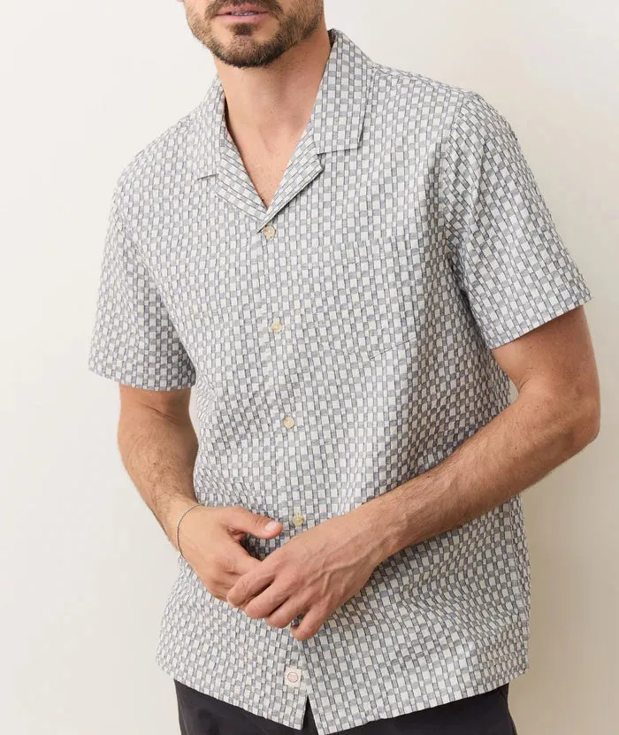 Landon Checkered Resort Shirt - Vintage Indigo sold by Cave and Post product image thumbnail 5