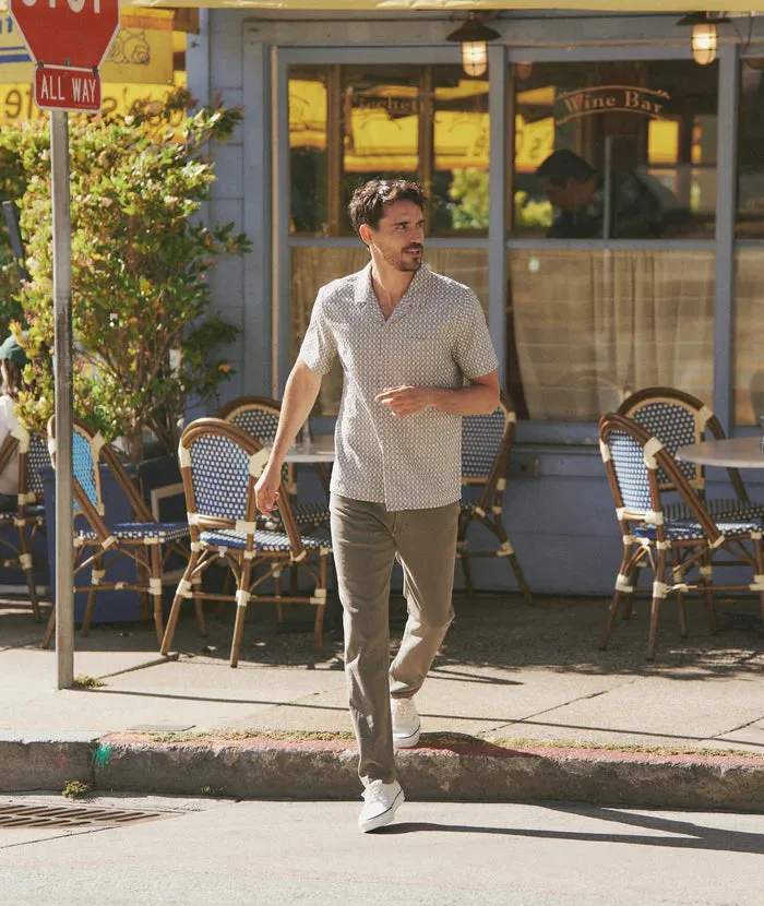 Landon Checkered Resort Shirt - Vintage Indigo sold by Cave and Post product image thumbnail 4