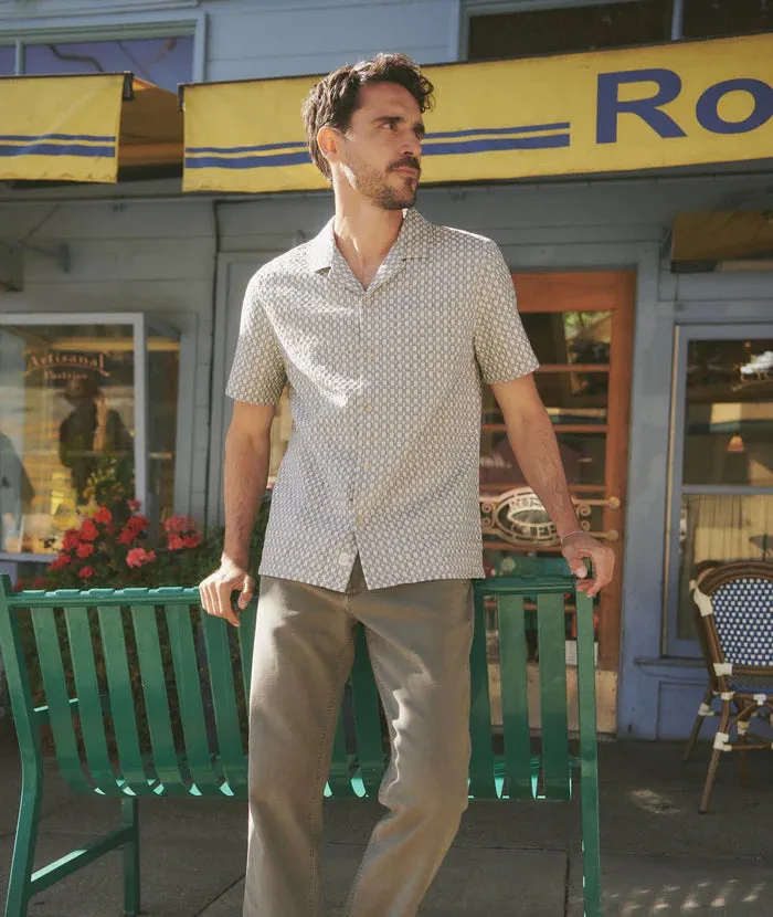 Landon Checkered Resort Shirt - Vintage Indigo sold by Cave and Post product image thumbnail 3