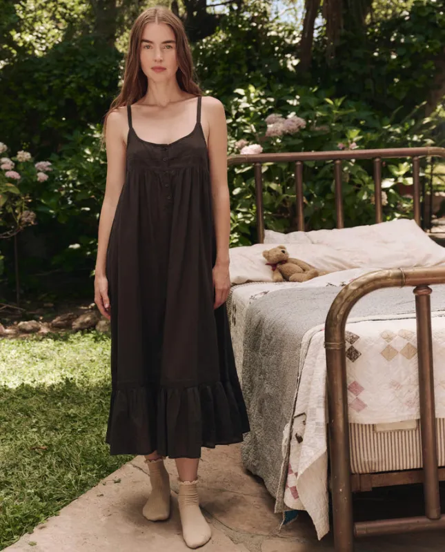 The Eyelet Ruffle Tank Night Dress. sold by Cave and Post