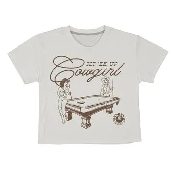 Set 'Em Up Boxy Tee - Vintage White sold by Cave and Post product image thumbnail 3