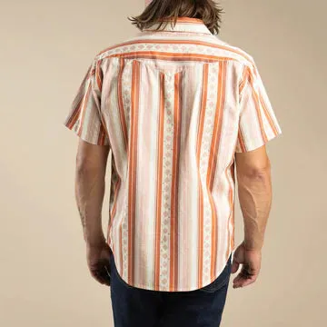 The Wyatt Pearl Snap Short Sleeve Serape Shirt - Cream/Clay sold by Cave and Post product image thumbnail 4