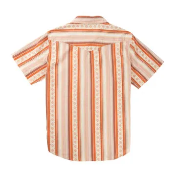 The Wyatt Pearl Snap Short Sleeve Serape Shirt - Cream/Clay sold by Cave and Post product image thumbnail 5