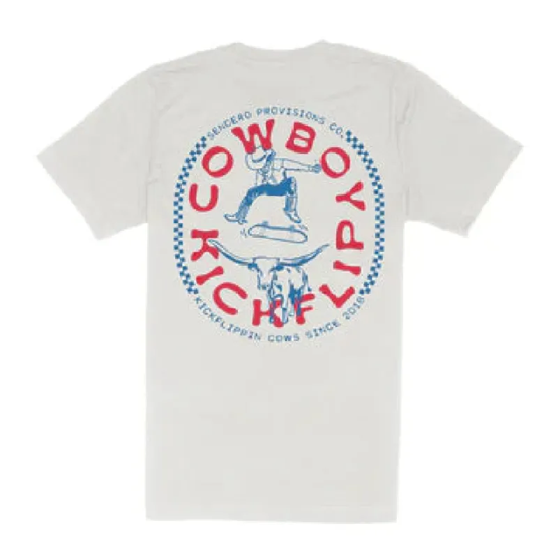 Cowboy Kickflip T-Shirt sold by Cave and Post