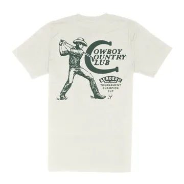 Cowboy Country Club T-Shirt - Vintage White sold by Cave and Post