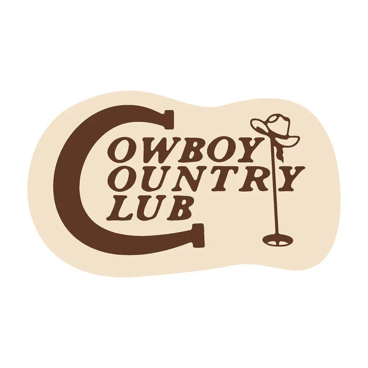 Cowboy Country Club Sticker sold by Cave and Post