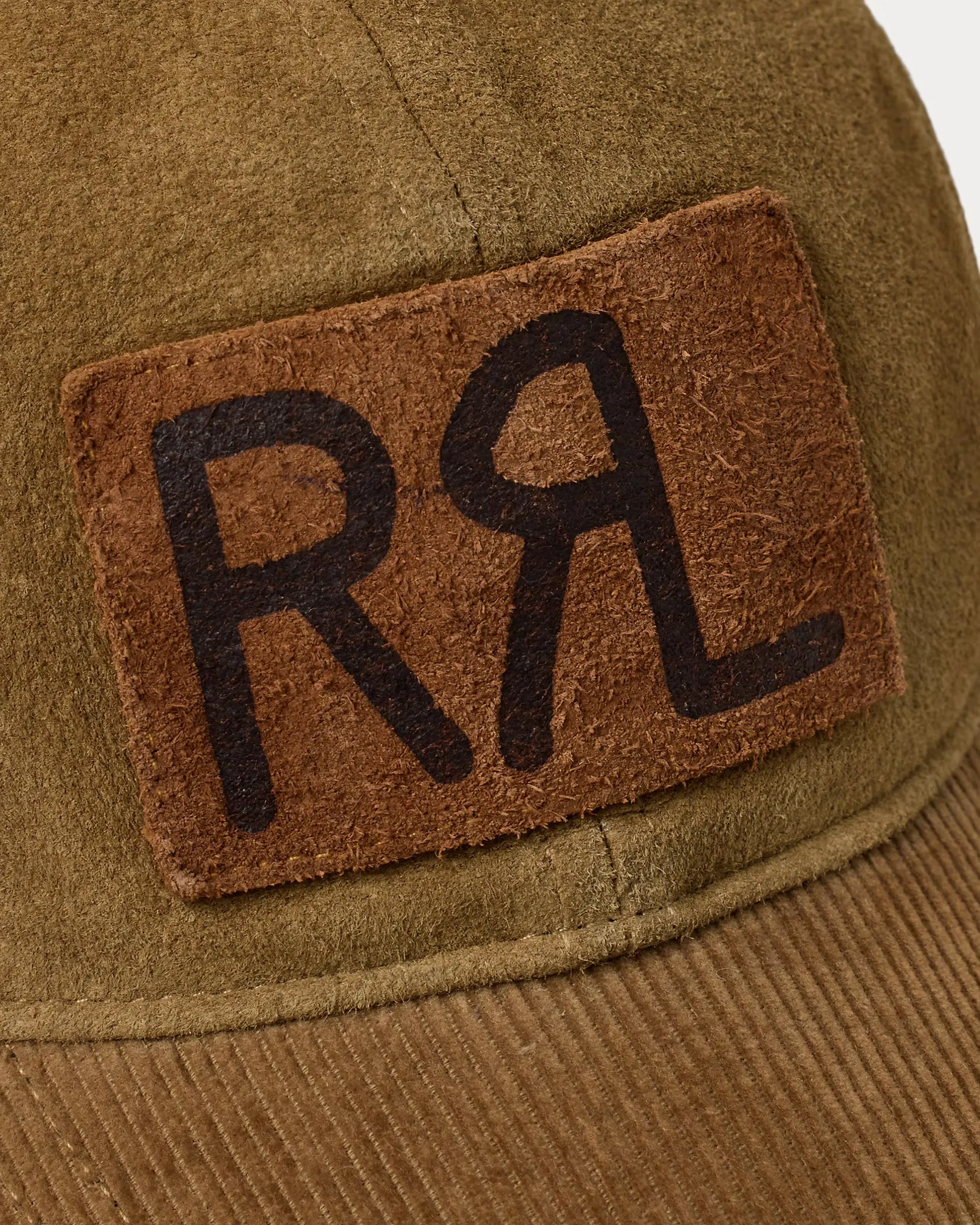 RRL Roughout Suede Trucker Cap - Tan sold by Cave and Post product image thumbnail 3