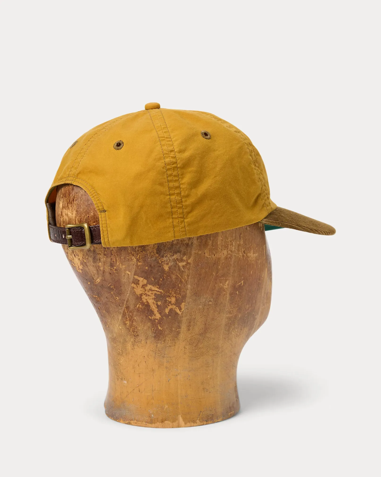 RRL Corduroy-Bill Oilcloth Ball Cap - Mustard sold by Cave and Post product image thumbnail 2