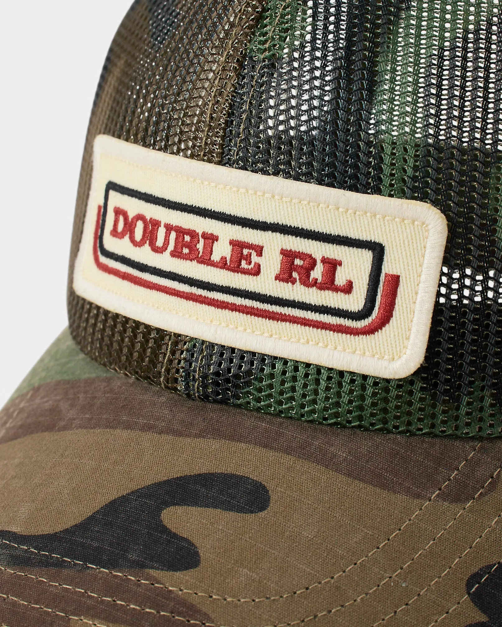 RRL Camo Mesh Trucker Cap sold by Cave and Post product image thumbnail 3