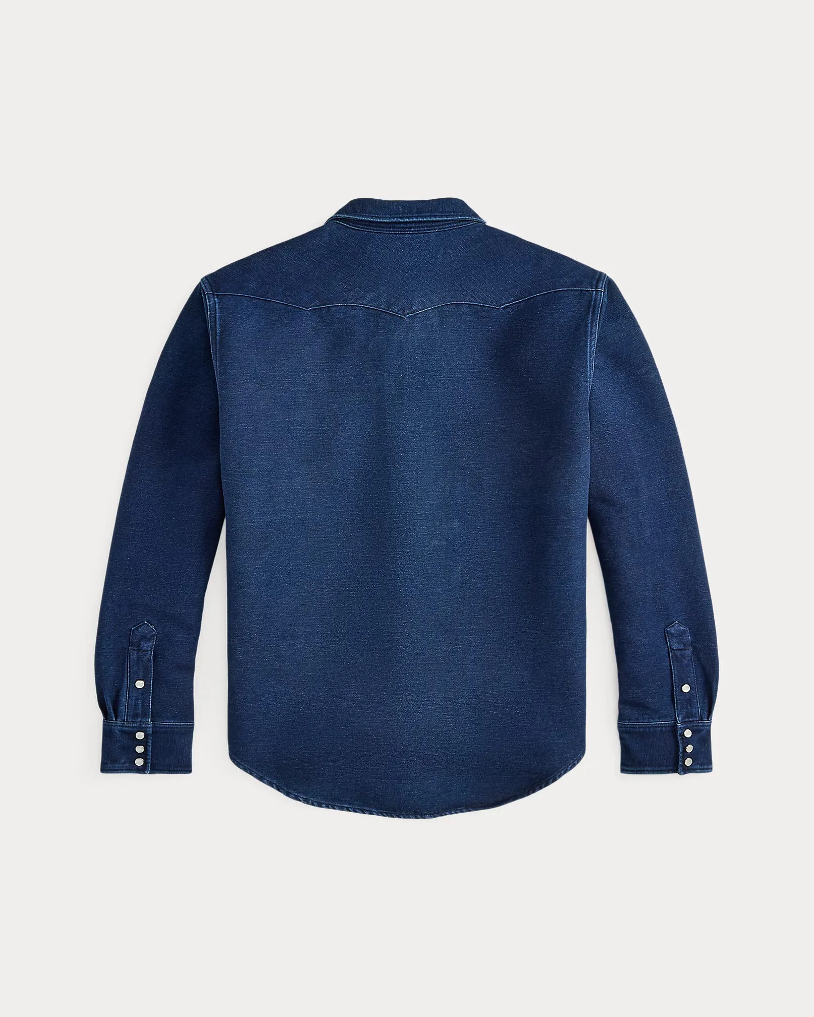 RRL Slim Fit Indigo Chamois Western Shirt sold by Cave and Post product image thumbnail 2