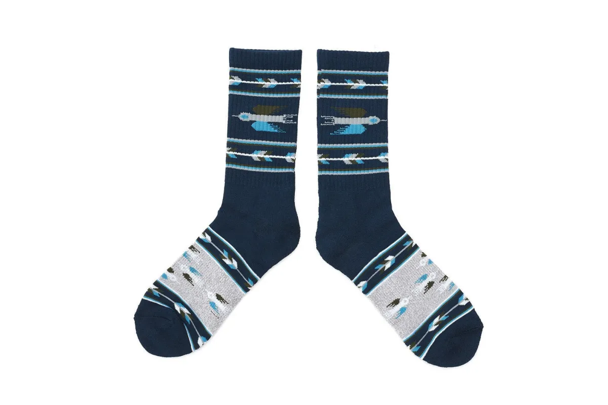 T-BIRD Socks - Navy sold by Cave and Post