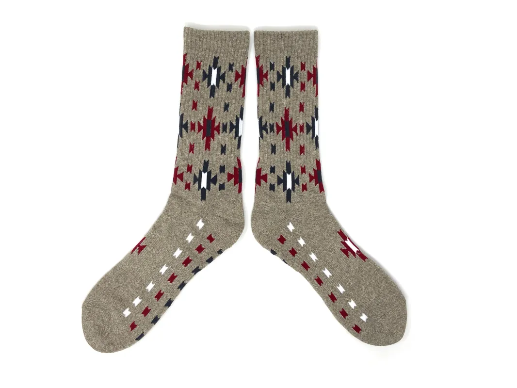 HEATHER SUN BURST Socks sold by Cave and Post