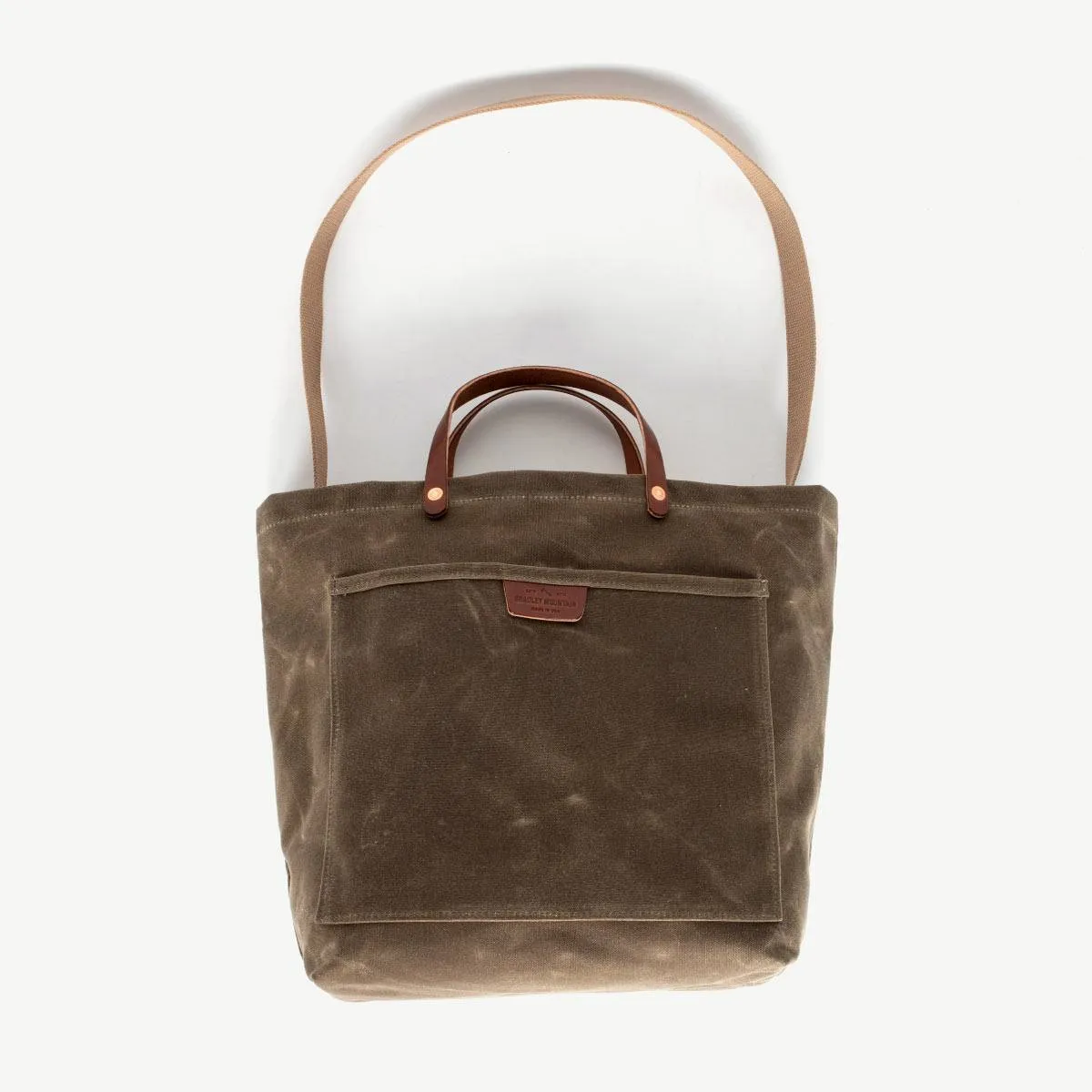 Coal Tote - Waxed Field Tan sold by Cave and Post product image thumbnail 3