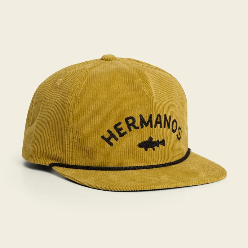 Hermanos Snapback - Old Gold Corduroy sold by Cave and Post