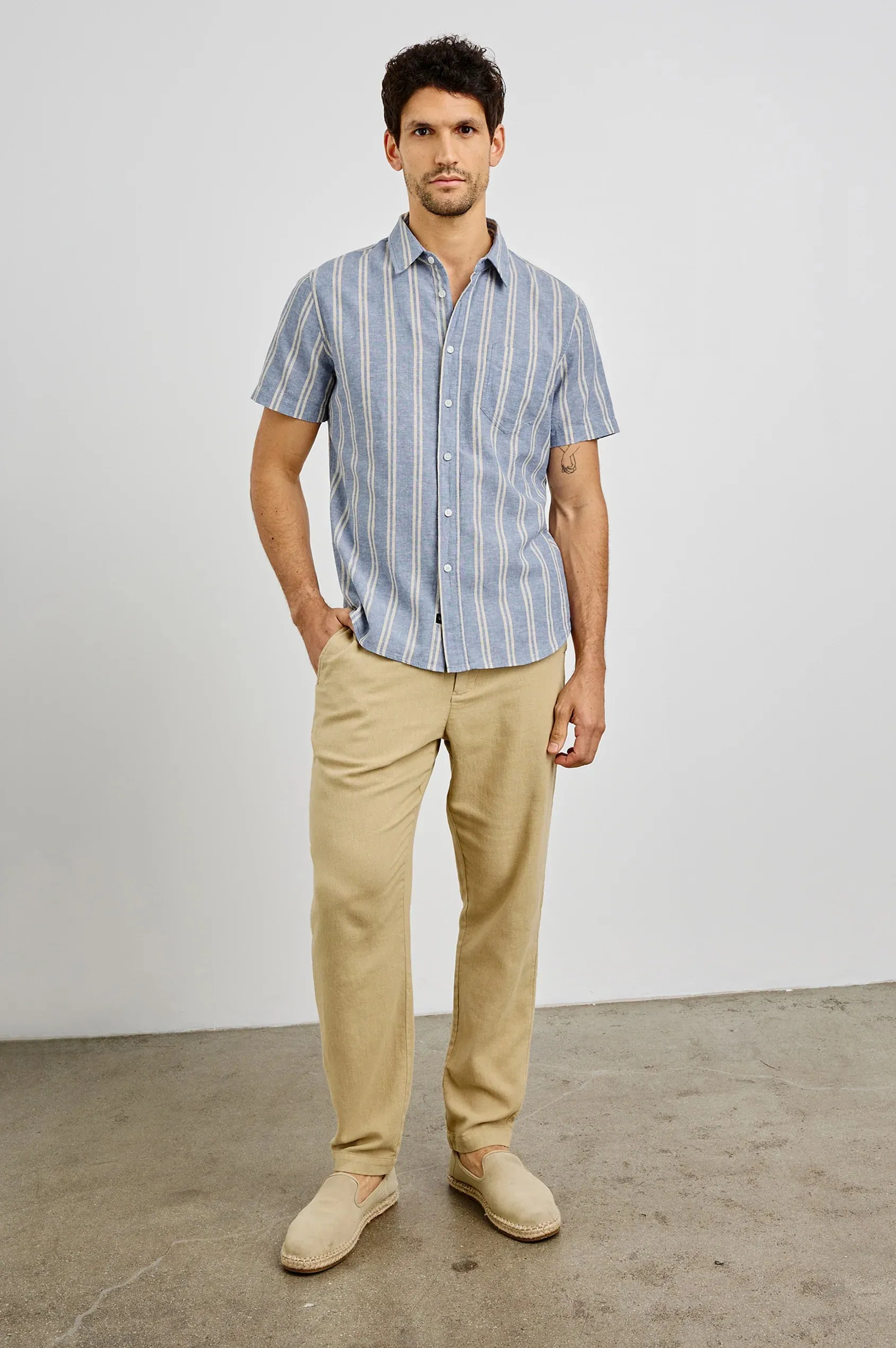 Wilder Shirt - Chambray Butter sold by Cave and Post product image thumbnail 3
